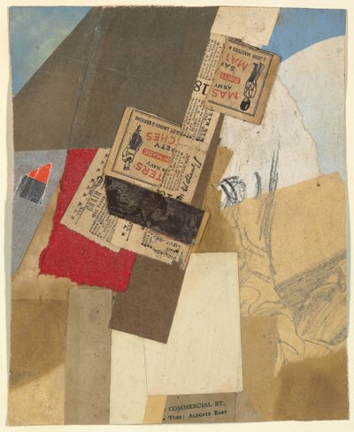 Zonder Titel door Kurt Schwitters