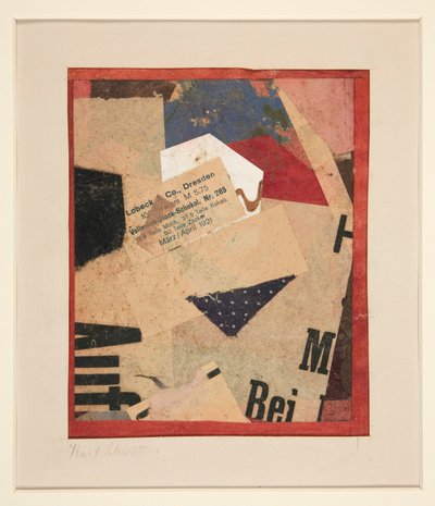 Zonder titel [Lobeck & Co., Dresden] door Kurt Schwitters