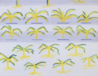 Zonder titel, 2004 (acryl op doek) door Kurtis L. Miller