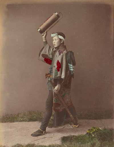 Vuur Man door Kusakabe Kimbei