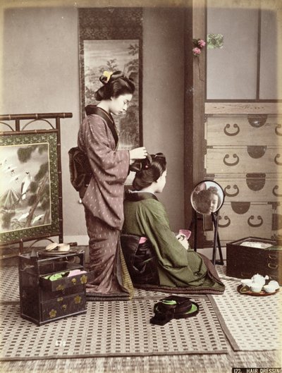 Kapsel, Japan, c.1880 door Kusakabe Kimbei
