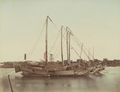 Japanse Jonken, ca. 1880 door Kusakabe Kimbei