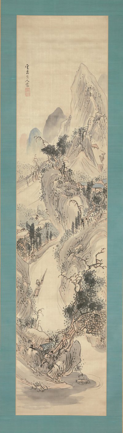 Landschap door Kushiro Unsen