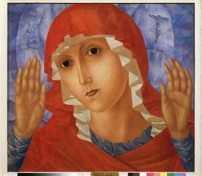 De Maagd van mededogen door Kuzma Sergeevich Petrov Vodkin