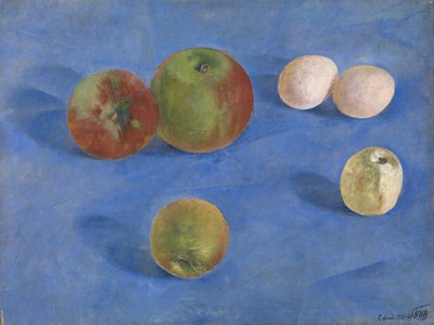 Stilleven. Appels en Eieren, 1921 door Kuzma Sergeevich Petrov Vodkin
