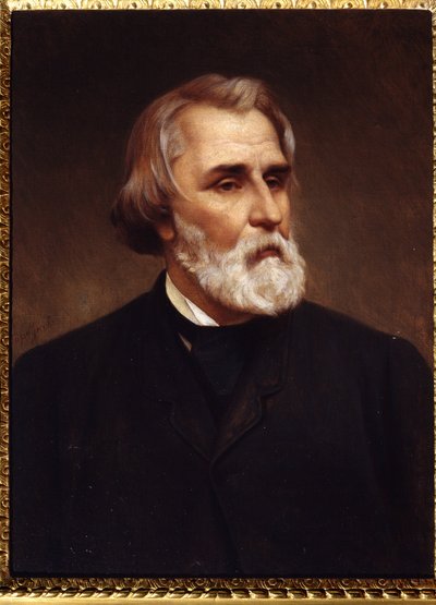 Portret van Ivan Sergejevitsj Toergenjev door Kyrill Antonovitch Gorbunov