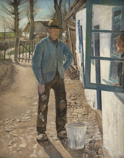 Het oude huis witten door Laurits Andersen Ring