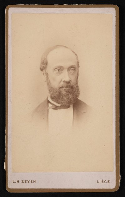 Portret van Dr. G. Demailque, voor 1876 door LH Zeyen