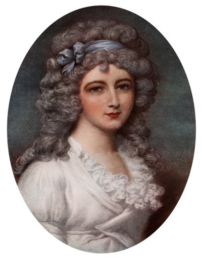 Portret van een jonge dame, 1913 door L. Busiere