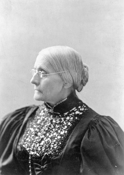 Susan Brownell Anthony (1820-1906) c.1890-1906 door L. Condon