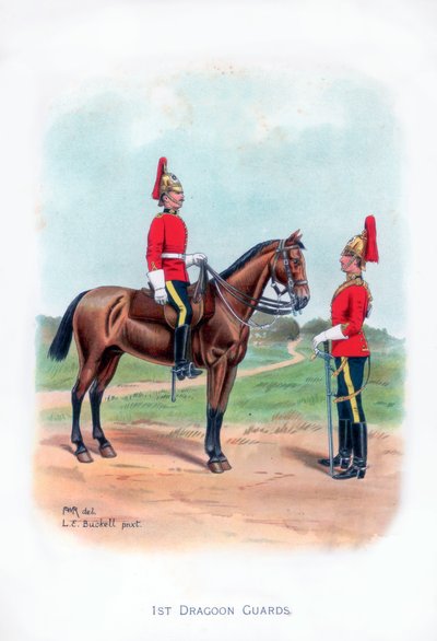 1e Dragonders, 1915 door L. E. Buckell