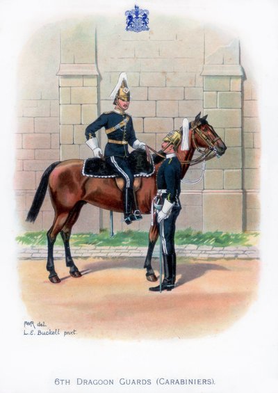 6e Dragonders Carabiniers, 1915 door L. E. Buckell