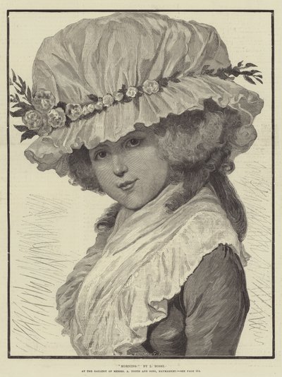 Ochtend, in de Galerij van Messers A Tooth and Sons, Haymarket door L. Rossi