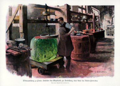 Lensproductie, Wereldtentoonstelling Parijs, 1889, 1900 door L Sabattier