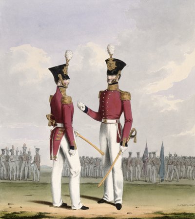 Veldofficieren van de Royal Marines, plaat 2 uit 