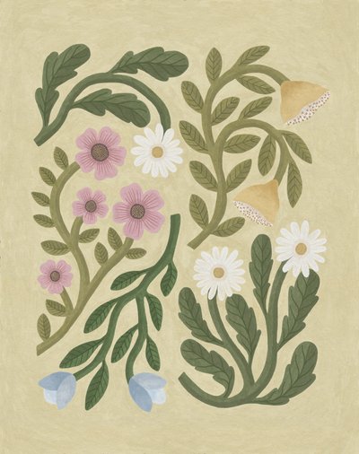 Folksy Bloemen door Lady Ann de Borja