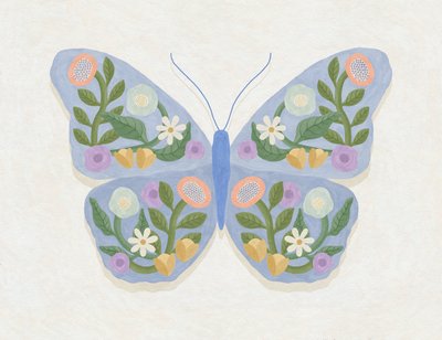 Lentebloemen Vlinder, 2023 door Lady Ann de Borja