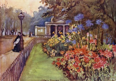 Herfstbedden, Hyde Park door Lady Victoria Marjorie Harriet Manners