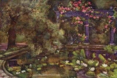 De tuin van Sir Laurence Alma-Tadema, RA door Lady Victoria Marjorie Harriet Manners