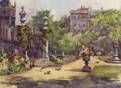 The Inner Temple Garden door Lady Victoria Marjorie Harriet Manners