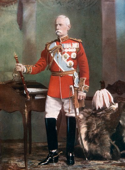 Veldmaarschalk Lord Roberts, Opperbevelhebber van de troepen in Zuid-Afrika, 1902 door Lafayette