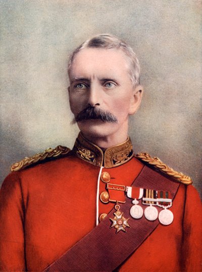Generaal-majoor Sir ERP Woodgate, Britse soldaat, ca. 1900-1902 door Lafayette