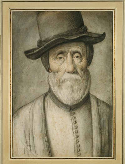 Portret van een oude man door Lagneau