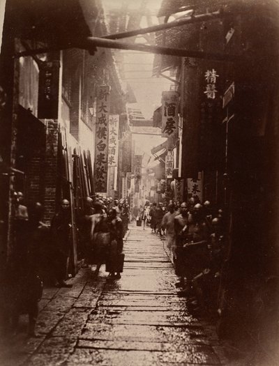 Commercial Street, Canton (recto) door Lai Fong (Afong Studio)