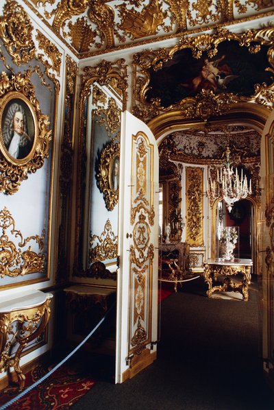 Interieur van het Linderhof-paleis van Ludwig II door Amadeo (after) Modigliani