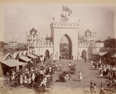 Stadspoort, Hyderabad door Lala Deen Dayal