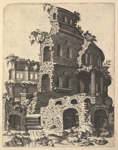 Ruïnes van een Basiliek uit de serie 