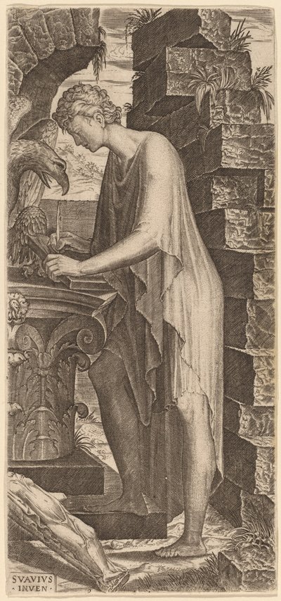 Sint Johannes de Evangelist door Lambert Suavius