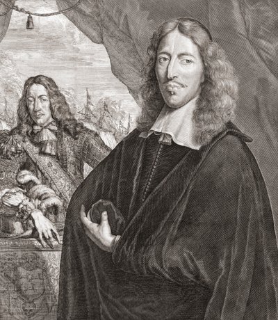 Johan de Witt alias Jan de Witt (rechts) en zijn broer Cornelis de Witt door Lambert de Visscher