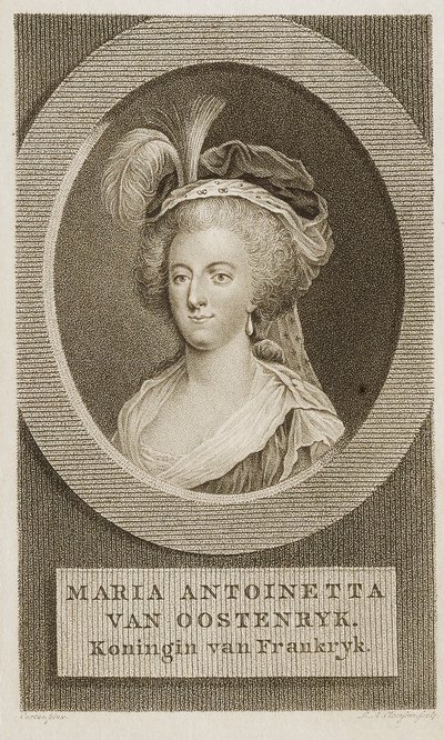 Marie Antoinette door Lambertus Antonius Claessens