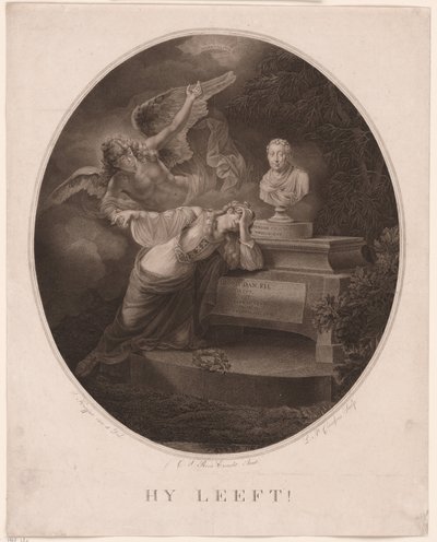 Memorieprent voor Hendrik Hooft Daniëlsz. door Lambertus Antonius Claessens