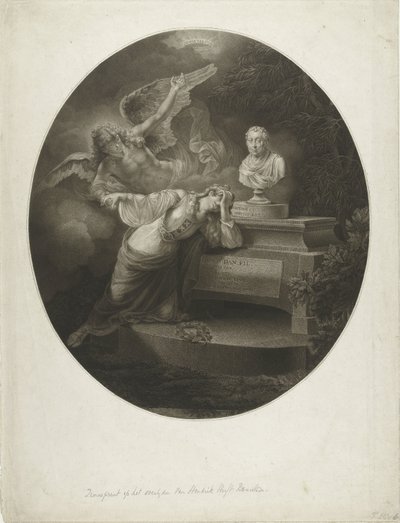 Memorieprent voor Hendrik Hooft Daniëlsz. door Lambertus Antonius Claessens