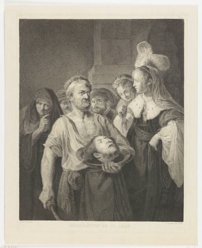 Salome ontvangt het hoofd van Johannes de Doper door Lambertus Antonius Claessens