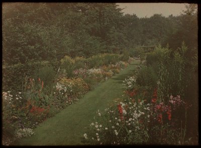 Tuin van het huis Kersbergen, Zeist door Lambertus Hendrik van Berk