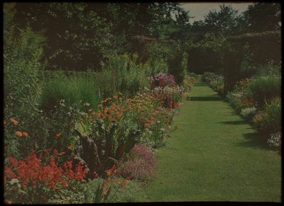 Tuin van het huis Kersbergen, Zeist door Lambertus Hendrik van Berk