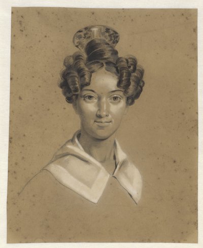 Portret van Cornelia Helena Anna Christiani door Lambertus Johannes Hansen