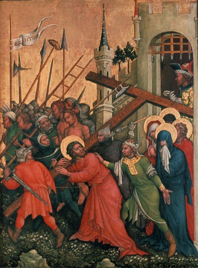 Overwinning van Koning Lodewijk I van Hongarije op de Bulgaren in 1377, 1430 door Lambrechter Votivtafel