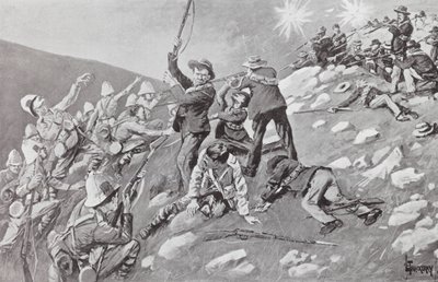 Aanval van de Inniskillings, Slag om de Tugela Heights door Lance Thackeray