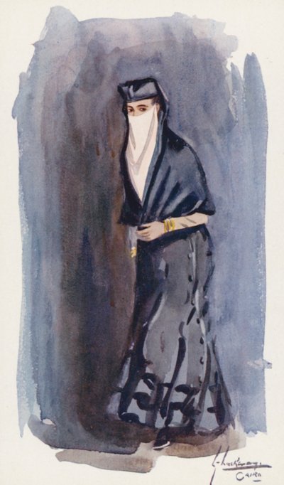 Mensen van Egypte: Egyptische Vrouw, Middenklasse, Horma door Lance Thackeray