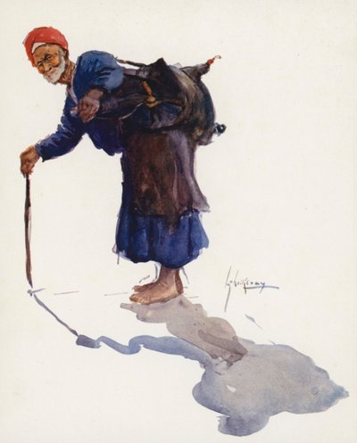 Mensen van Egypte: Waterdrager, Sakka door Lance Thackeray