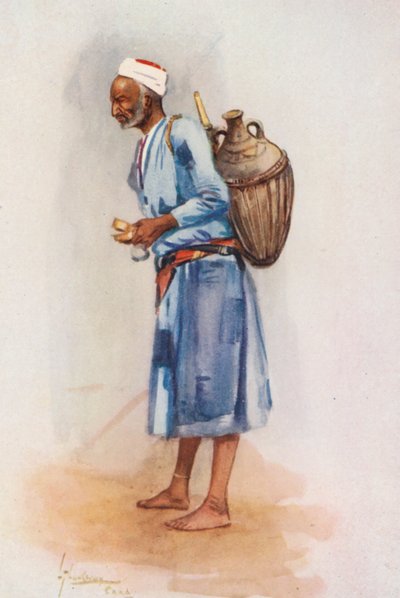 Mensen van Egypte: Waterverkoper, Hemeli door Lance Thackeray