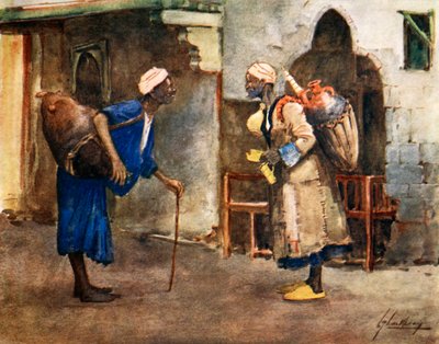 De Ontmoeting van de Wateren, 1908 door Lance Thackeray