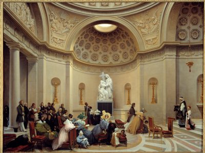 Ceremonie in de boetekapel in 1835 (Parijse kapel gelegen aan 29, rue Pasquier in het 8e arrondissement) door Lancelot Théodore Turpin de Crissé de Crissé