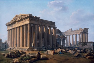 De Akropolis, Athene door Lancelot Théodore Turpin de Crissé de Crissé