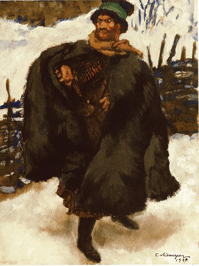 Illustratie bij de roman Hadji Murad door Leo Tolstoy, 1924 door Lanceray