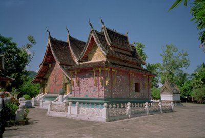 Hoofd sim, of pagode, 1560 door School Laotian